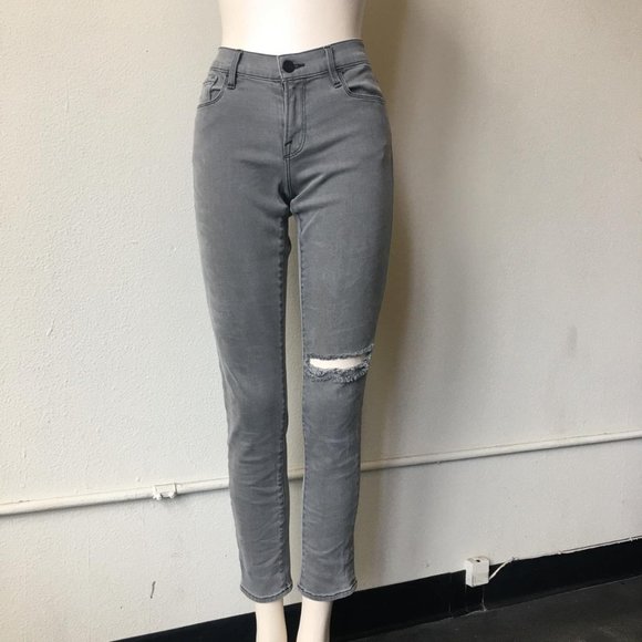 Frame Le Garcon Distressed Skinny Jeans - Picture 1 of 4